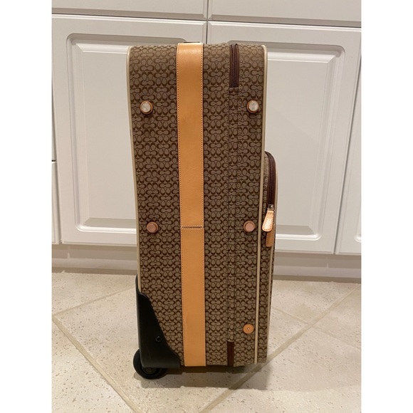 SOLD: Coach Monogram Roller Suitcase - Picture 4 of 9